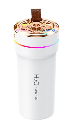 Car Humidifier Small Mini Air Purifier Starry Sky Projection Ambience Light - Gadgio