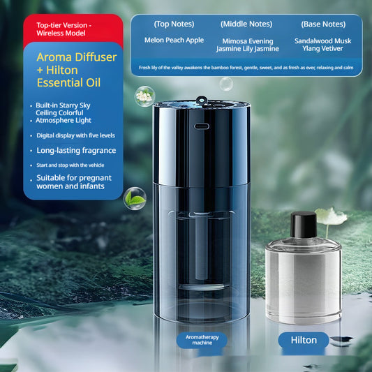 In-car Air Purifier Humidifier And Aromatherapy Deodorizer - Gadgio