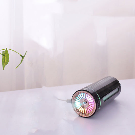 Wireless Air Humidifier Colorful Lights Mute Ultrasonic USB Fogger Diffuser Purifier 800mAh Rechargeabl Cool Mist Maker For Car - Gadgio