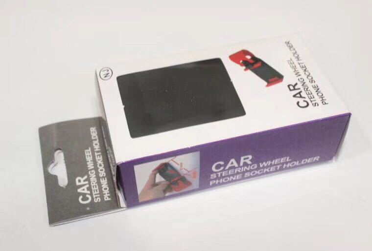 Car Phone Holder Steering Wheel Support Car Steering Wheel Mobile Phone Holder - Gadgio