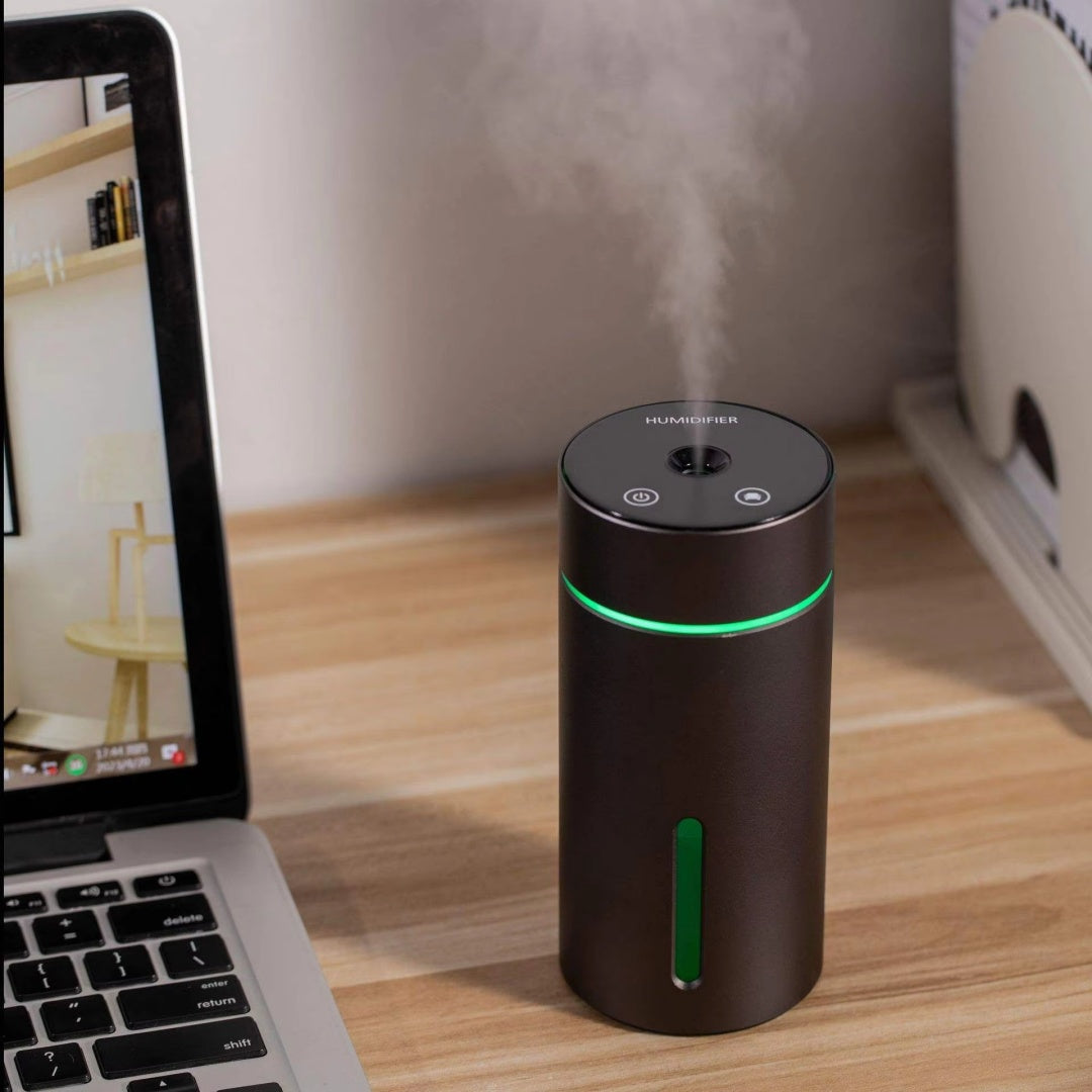 Portable Car Air Humidifier Aluminium Essential Oil Diffuser 260ml Car Aroma Diffuser For Home Office - Gadgio