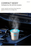 Car Humidifier Torch Shape Colorful Sound Pickup Atmosphere Light Air Purification Aromatherapy Humidifier - Gadgio