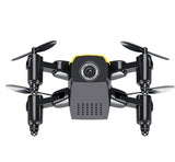 Micro Foldable RC Drone 3D Bearing Steering Wheel Remote Control Quadcopter Toys With Camera WiFi APP Control Helicopter Dron Kids Gift - Gadgio