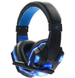 3.5mm Gaming Headset Mic LED Headphones - Gadgio