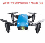 Micro Foldable RC Drone 3D Bearing Steering Wheel Remote Control Quadcopter Toys With Camera WiFi APP Control Helicopter Dron Kids Gift - Gadgio