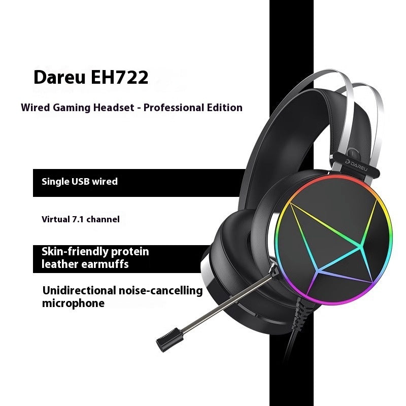 Gaming Electronic Sports Noise Cancelling Wired Headphones - Gadgio
