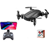 Teeggi T10 Mini Drone With Camera Foldable WiFi FPV RC Quadcopter Headless Mode Altitude Hold VS S9 Micro Pocket Selfie Dron - Gadgio