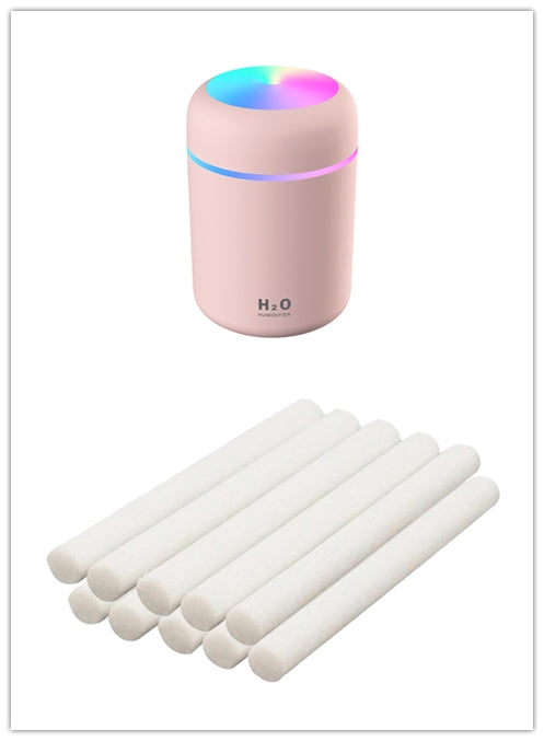 Home Car Charging Colorful Air Humidifier Usb Water Replenishment - Gadgio
