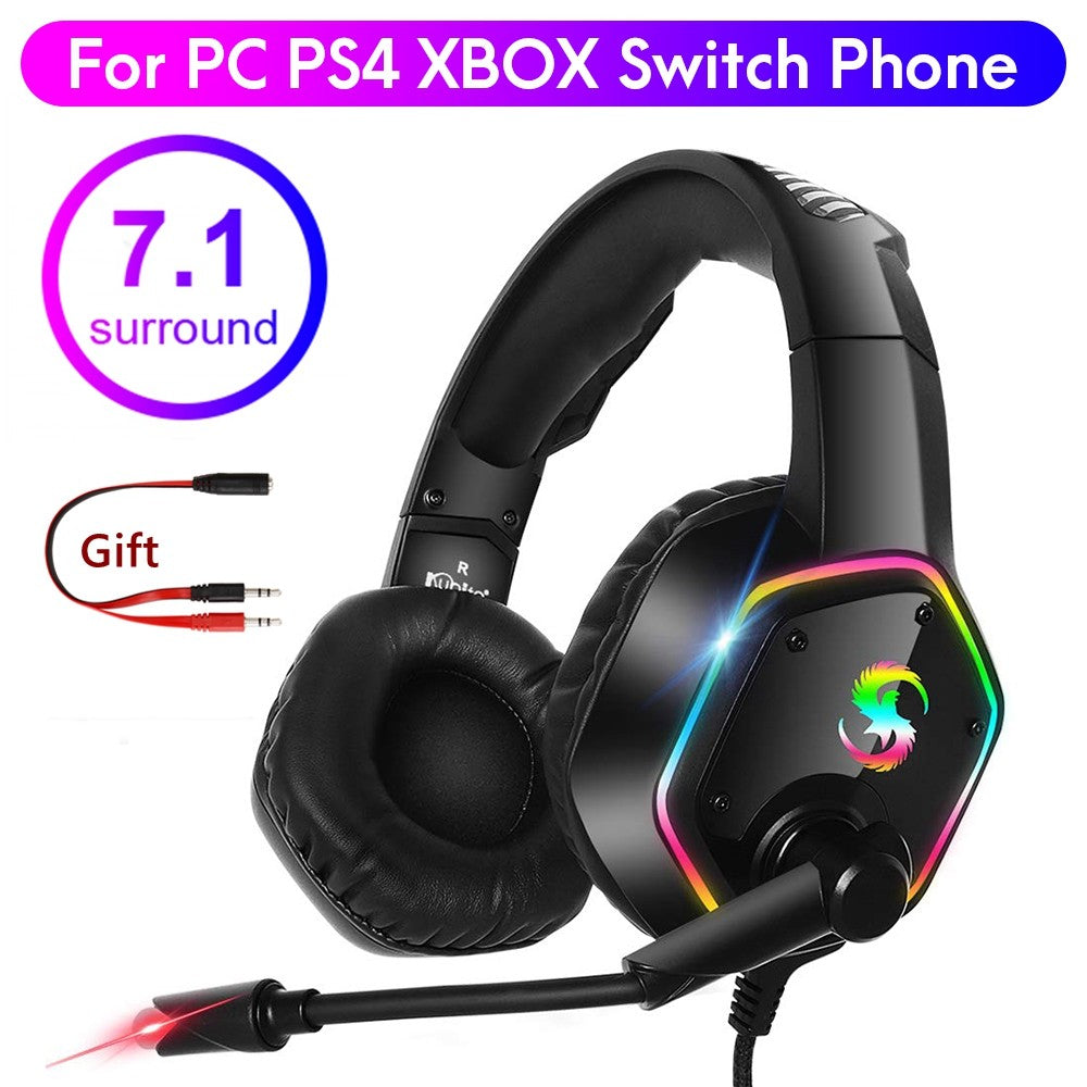 Gaming 3D Sound Effect GAMINGHEADSET Noise Canceling Headphones - Gadgio