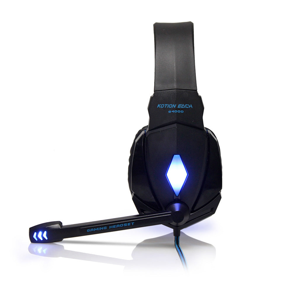 G9000 Headphones Gaming Headset with Microphone 3.5+USB Single Hole Headset for PS4 - Gadgio