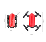 Teeggi T10 Mini Drone With Camera Foldable WiFi FPV RC Quadcopter Headless Mode Altitude Hold VS S9 Micro Pocket Selfie Dron - Gadgio