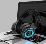 King G60 Gaming Headphones Gaming Wired 7.1 Channel Eating Chicken Desktop Computer Notebook Headset - Gadgio