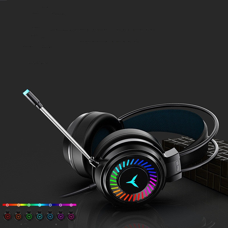 King G60 Gaming Headphones Gaming Wired 7.1 Channel Eating Chicken Desktop Computer Notebook Headset - Gadgio