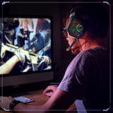 ONIKUMA K10 PRO Gaming Headset Stereo Gaming Headphones For PS4 PS5   One With Mic Led Light - Gadgio