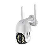 Wireless 1080P HD outdoor security camera with 360-degree view and WiFi web monitoring for home or business security.