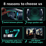 VR Helmet 3D Glasses Virtual Reality Support 0-800 Myopia For Smartphone Smart Phone Headset - Gadgio