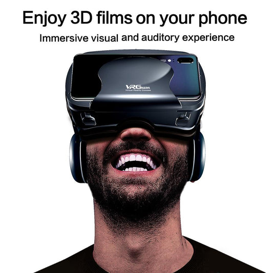 VR Helmet 3D Glasses Virtual Reality Support 0-800 Myopia For Smartphone Smart Phone Headset - Gadgio