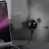 1080P HD Wi-Fi mini IP camera with night vision, remote monitoring, and video voice recording for home security surveillance.