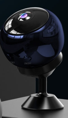 Mini 1080P HD WiFi IP camera with night vision, remote monitoring, and voice recording for home security surveillance.