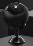 Mini HD WiFi IP camera with night vision, remote monitoring, and voice recording for home security surveillance.