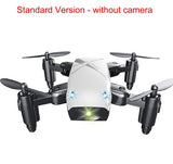 Micro Foldable RC Drone 3D Bearing Steering Wheel Remote Control Quadcopter Toys With Camera WiFi APP Control Helicopter Dron Kids Gift - Gadgio