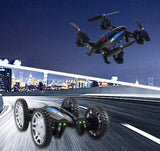 OTRC FY602 Air-Road RC Drone Car 2 in 1 Flying Car 2.4G RC Quadcopter Drone 6-Axis 4CH Helicopter With HD Camera High Speed 4WD - Gadgio