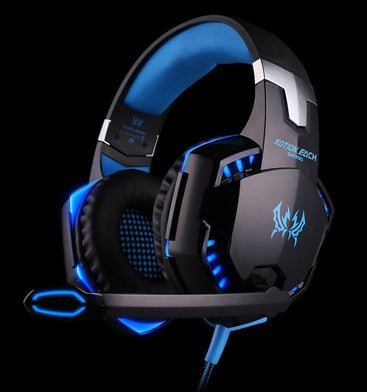 Wired Gaming Headset Headphones Surround Sound Deep Bass Stereo Casque Earphones With Microphone - Gadgio