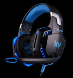 Wired Gaming Headset Headphones Surround Sound Deep Bass Stereo Casque Earphones With Microphone - Gadgio