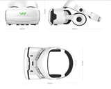 Head-mounted Adjustable HD VR Glasses With Headset - Gadgio