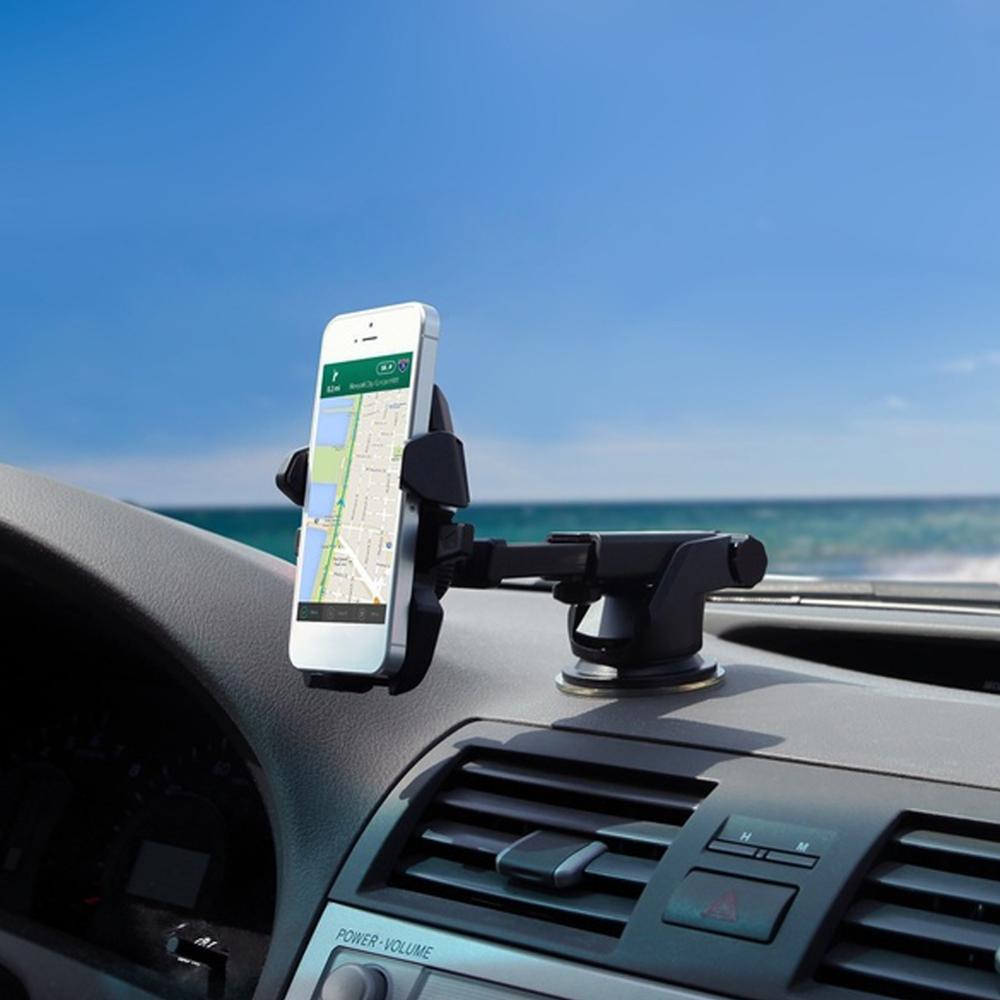 Windshield Car Phone Holder Universal in Car Cellphone Holder Stand Adjustable Phone Suction Cup Holder Car Mount Phone Stand - Gadgio