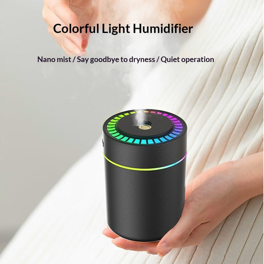 Colorful LED USB Mini For Home Bedroom Desk Portable Car-Sized Air Humidifier - Gadgio