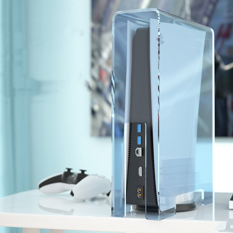 Handle Storage Box Acrylic Ps4slim Host Cooling Game Console Protection Case - Gadgio
