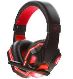 3.5mm Gaming Headset Mic LED Headphones - Gadgio