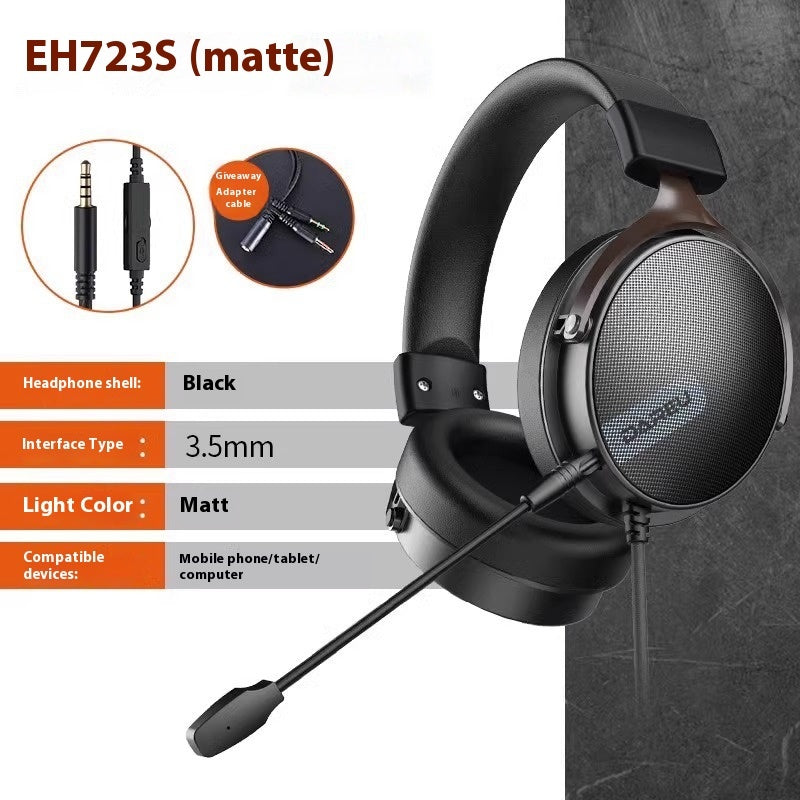 Gaming Electronic Sports Noise Cancelling Wired Headphones - Gadgio