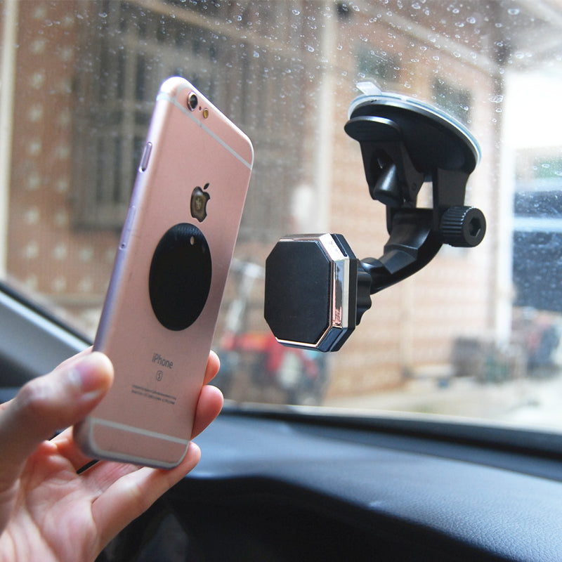 Car phone holder Magnetic car holder for battery holder - Gadgio