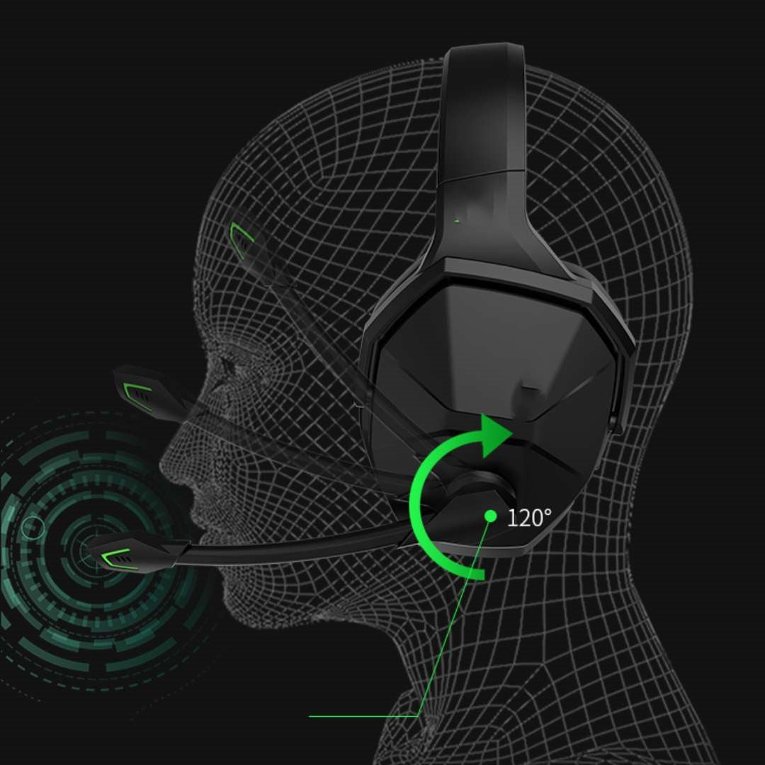 Headworn Gaming Headphones Wired Esports 7.1 Channel - Gadgio