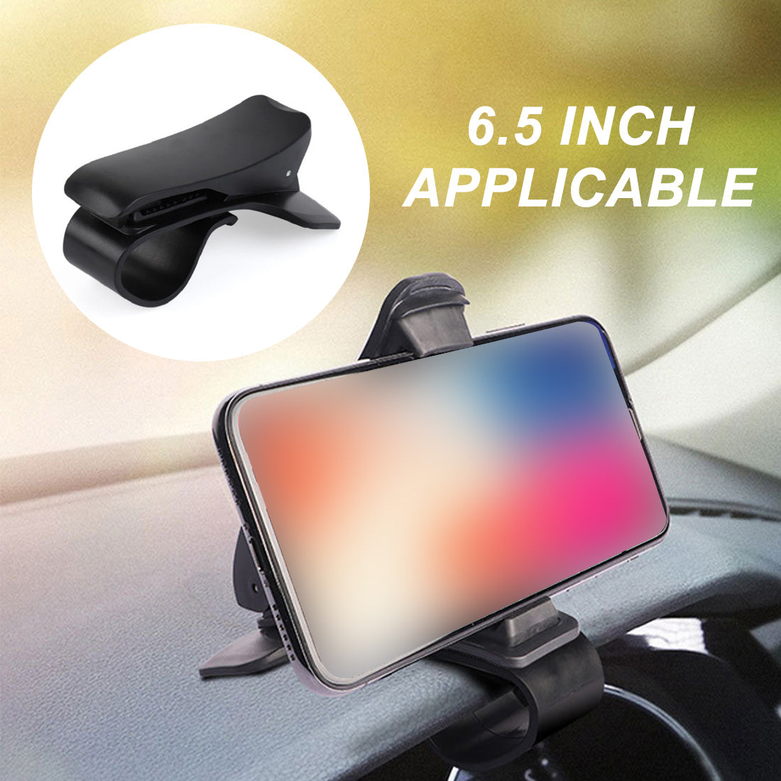 Car Phone Holder Universal Car Stand 360 Degree GPS Dashboard Gravity Phone Holder - Gadgio