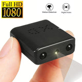 Small mini camcorder with 1080P Full HD, infrared night vision, motion detection, compact design, ideal for discreet video recording