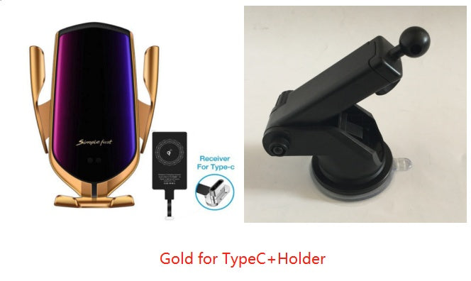 Car Wireless Charger Phone Holder - Gadgio