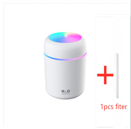 Home Car Charging Colorful Air Humidifier Usb Water Replenishment - Gadgio