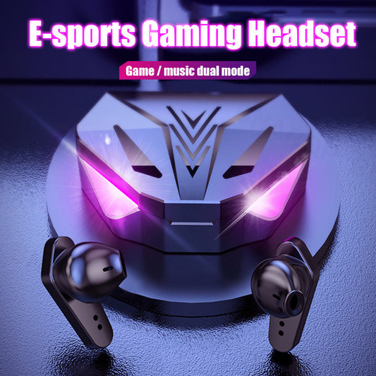 Wireless Gaming Headphones No Delay Noise Reduction Bluetooth Earphones HIFI Sound E-Sport Game Headset With Mic - Gadgio