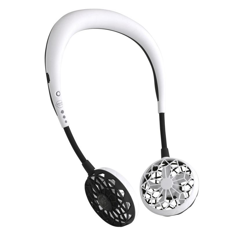 Lazy mini USB portable hanging neck fan