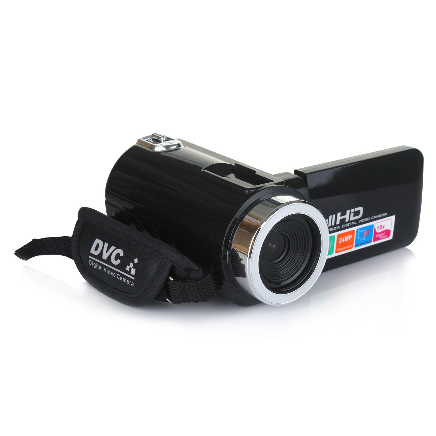 Digital camera hot shoe PC camera with 24 million pixels, compact design, suitable for high-quality video and photo capturing.