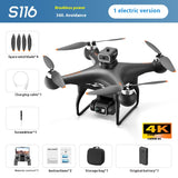 S116 Brushless UAV Four-side Obstacle Avoidance Aerial Photography HD Toy - Gadgio