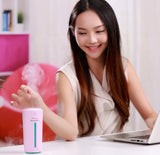 Mini Air Humidifier USB Ultrasonic Humidifier Car Aroma Diffuser Electric Essential Oil Diffuser Cup 7 Color LED Lights - Gadgio
