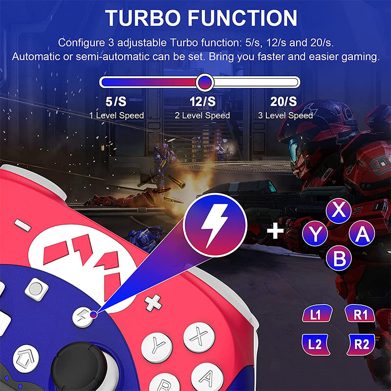 Gamepad SwitchPRO Bluetooth Gamepad Mobile Phone Direct Connection - Gadgio