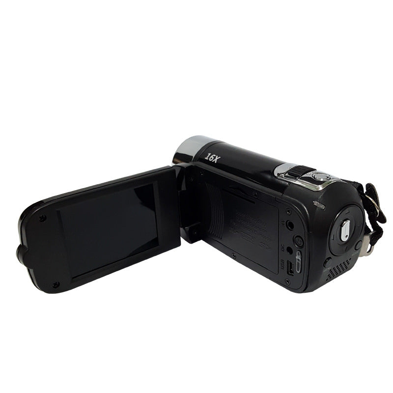 High-resolution 16MP HD digital camera gift machine with sleek neutral design, capturing sharp images and vibrant photos.