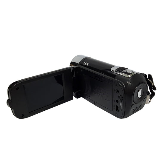 High-resolution 16MP HD digital camera gift machine with sleek neutral design, capturing sharp images and vibrant photos.