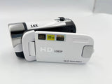 HD digital camera with 16 million pixels, compact design, ideal as a gift, featuring neutral color and high-resolution lens.