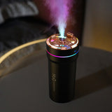 Car Humidifier Small Mini Air Purifier Starry Sky Projection Ambience Light - Gadgio